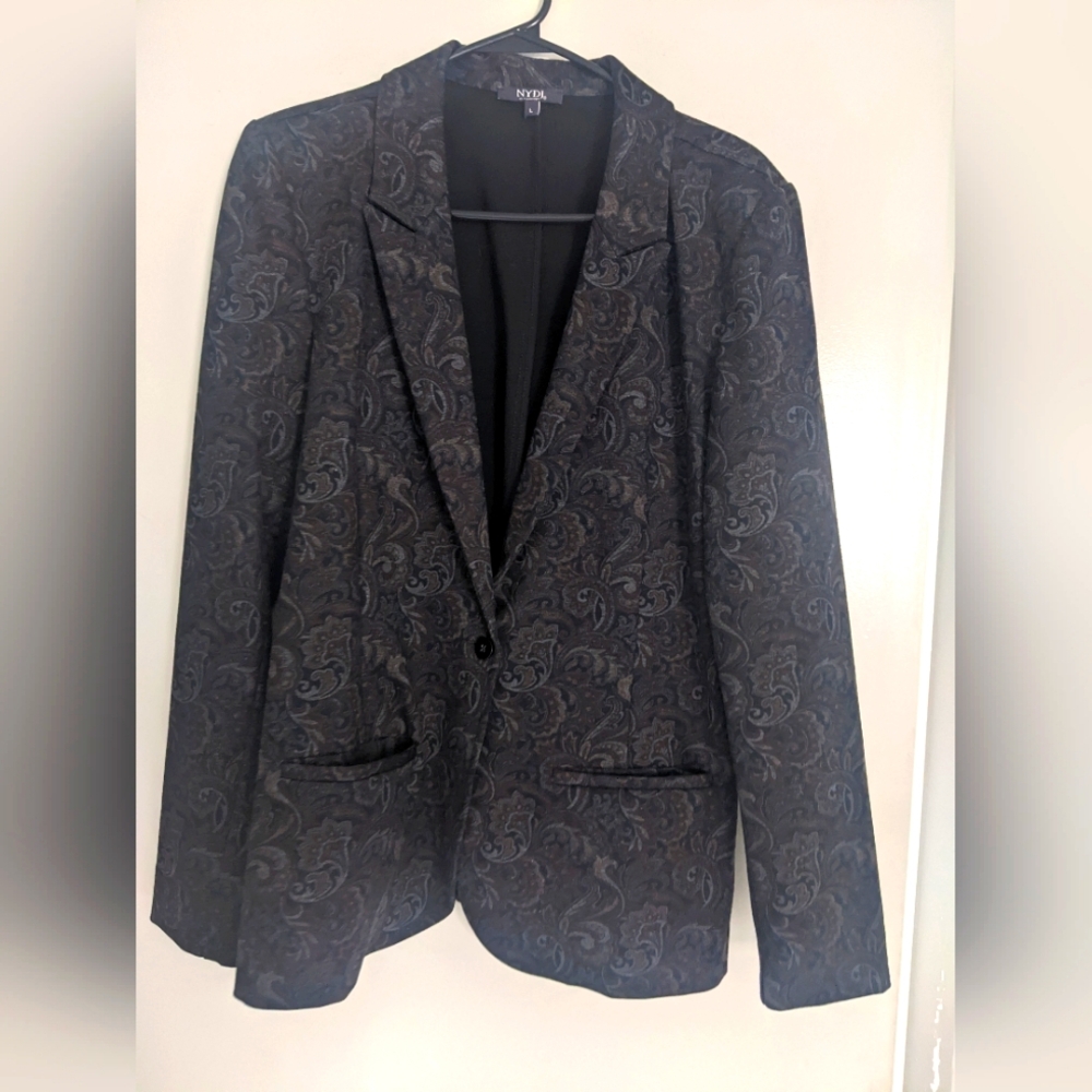 Black Paisley Blazer